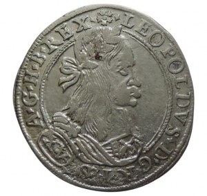Leopoldo I. 1657-1705, XV Kreutzer 1663 Graz
