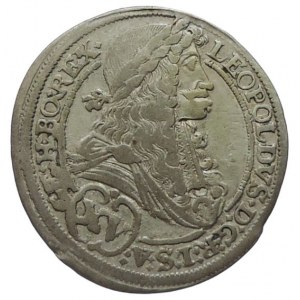 Leopold I. 1657-1705, XV krejcar 1696 IA Graz