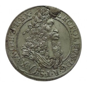 Leopold I. 1657-1705, XV krejcar 1694 Hall vada razidla