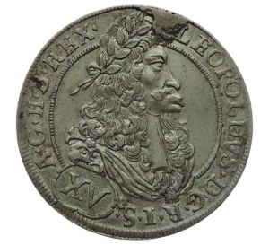 Léopold I. 1657-1705, XV krejcar 1694 Hall vada stamp