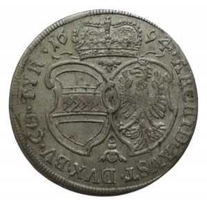 Leopold I. 1657-1705, XV krejcar 1694 Hall vada razidla