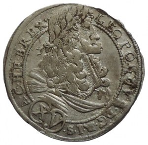 Leopoldo I. 1657-1705, XV krejcar 1695 San Vito