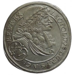 Leopold I. 1657-1705, XV krejcar 1697 Sv. Vít R