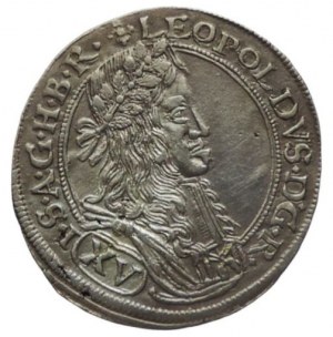Leopold I. 1657-1705, XV Krejcar 1664 Neuburg - Triangel 