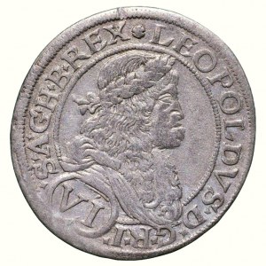 Leopold I. 1657-1705, VI krejcar 1677 Vienna - Franz Faber