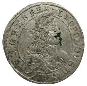 Leopold I. 1657-1705, 6 krejcar 1673 St. Vitus