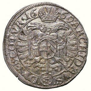 Leopold I. 1657-1705, 3 krejcar 1669 Vídeň - Franz Faber