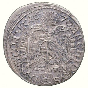 Leopold I. 1657-1705, 3 krejcar 1670