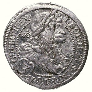 Leopold I. 1657-1705, 3 krejcar 1700 IA Graz