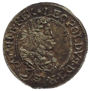 Leopold I. 1657-1705, 3 Krejcar 1665 Neuburg - Triangel