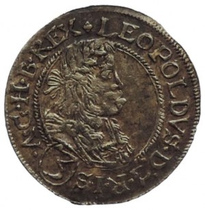 Leopold I. 1657-1705, 3 Krejcar 1665 Neuburg - Triangel