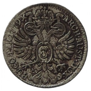 Marie Terezie 1740-1780, 3 krejcar 1779 C-A Vídeň