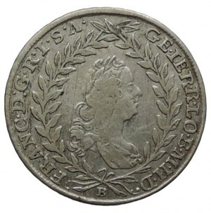František I. Lotrinský 1745-1765, 20 krejcar 1765 B/H-A Hall