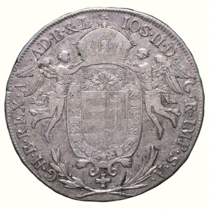Giuseppe II. 1780-1790, 1/2 tallero 1787 A
