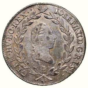 Josef II. 1780-1790, 20 krejcar 1787 B