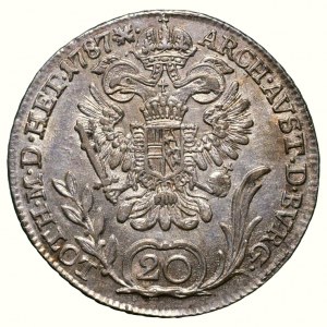 Josef II. 1780-1790, 20 krejcar 1787 B