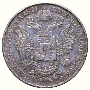 František II. 1792-1835, 1/2 scudo 1824 M