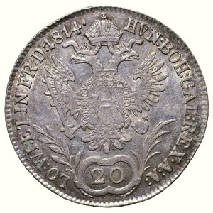 František II. 1792-1835, 20 krejcar 1814 A