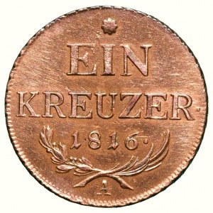 František II. 1792-1835, Cu 1 krejcar 1816 A