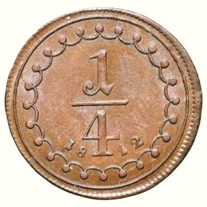 Francis II. 1792-1835, Cu 1/4 krejcar 1812 A