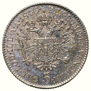 Ferdinand V. 1835-1848, 5 krejcar 1846 A