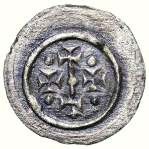 Géza II. 1141-1161, Huszár denarius 152