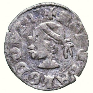 Louis of Anjou 1342-1382, denarius Huszár 547