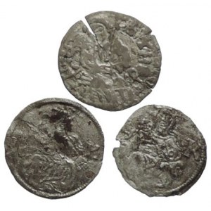 Ludvík Jagellonský, denár 1522 vady kovu