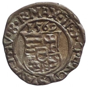 Maxmilián II., denár 1569