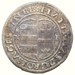 Matyáš II. 1608-1619, široký groš 1616 NB