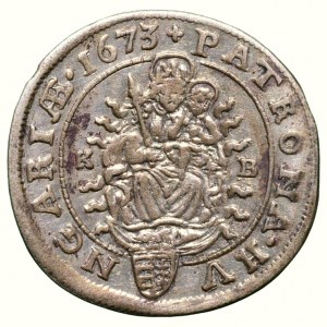 Leopold I., VI krejcar 1673 KB