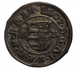 Leopold I., denarius 1681 KB