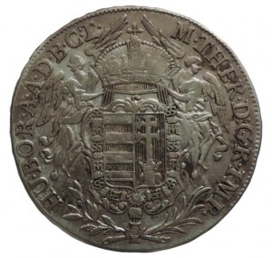 Marie Therese 1740-1780, 1/2 tallero 1780 B/SK-PD difetto di metallo