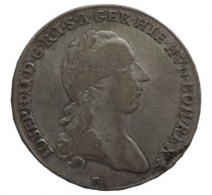 Josef II. 1780-1790, tolar 1784 B křížový