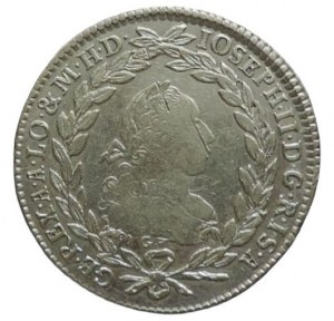 Josef II. 1780-1790, 20 krejcar 1772 G/IB-FL Nagybána