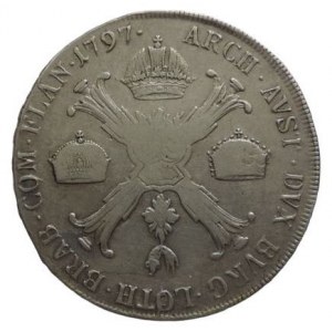 Franz II. 1792-1835, thaler 1797 E Carlsburg RR