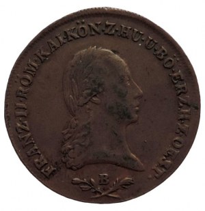 Francis II. 1792-1835, Cu 6 krejcar 1800 B