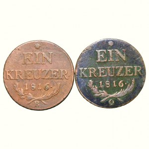 Francis II. 1792-1835, Cu 1 krejcar 1816 B