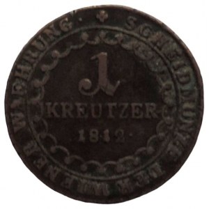 František II. 1792-1835, Cu 1 krejcar 1812 G Nagybánya R