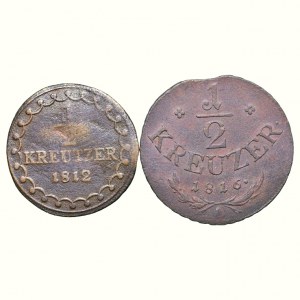 Francis II. 1792-1835, Cu 1/2 krejcar 1812 S