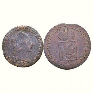 Francesco II. 1792-1835, Cu 1/2 krejcar 1812 S