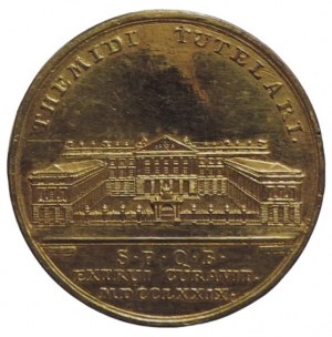 Marie Therese , AE gilt medal 33mm 1779 T. Berckel