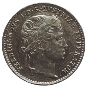 Ferdinand V., Ag Coronation medal 7.9.1836 in Prague 18 mm