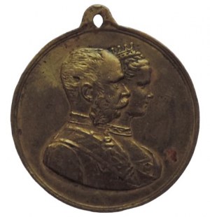 Franz Josef I. a Elisabeth, pani 30 mm