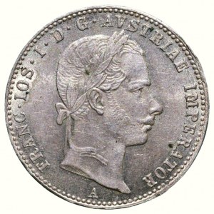 FJI 1848-1916, 1/4 zlatník 1858 A