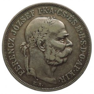 FJI 1848-1916, 5 Koruna 1900 KB patina