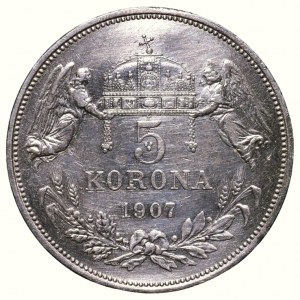 FJI 1848-1916, 5 kor. 1907 KB