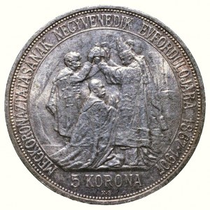 FJI 1848-1916, 5 kor. 1907 KB - korunovační