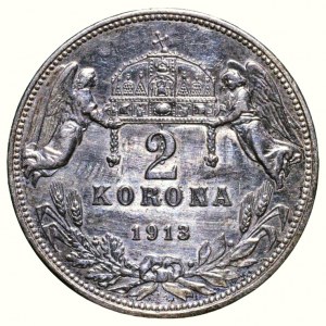 FJI 1848-1916, 2 kor. 1913 KB