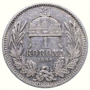FJI 1848-1916, 1 kor. 1892 KB